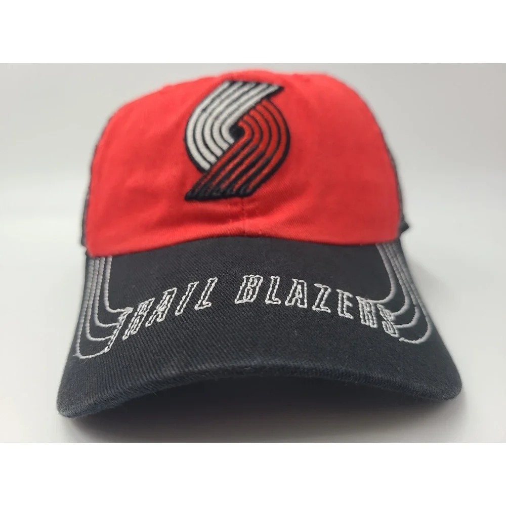 Youth Portland Trail Blazers Adjustable Hat Cap‎ Boys NBA Basketball Red Black